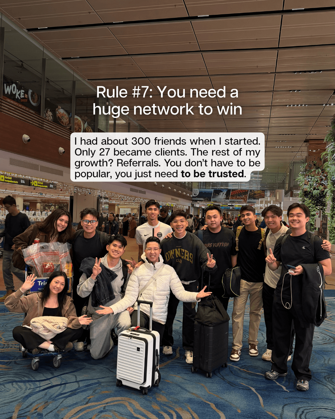 Don't you need a huge network to succeed in this industry?