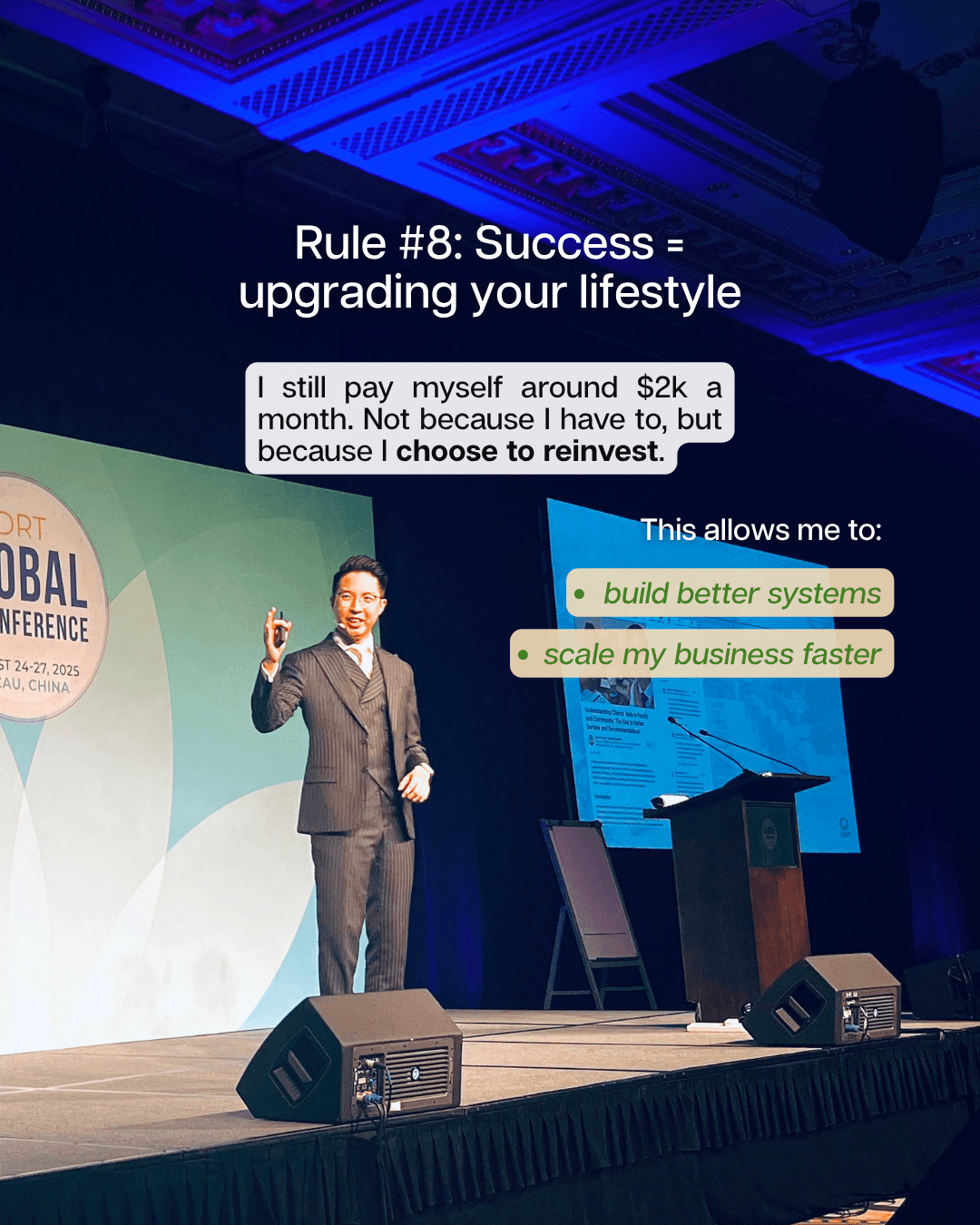 Once you start earning well, shouldn't you enjoy the lifestyle?